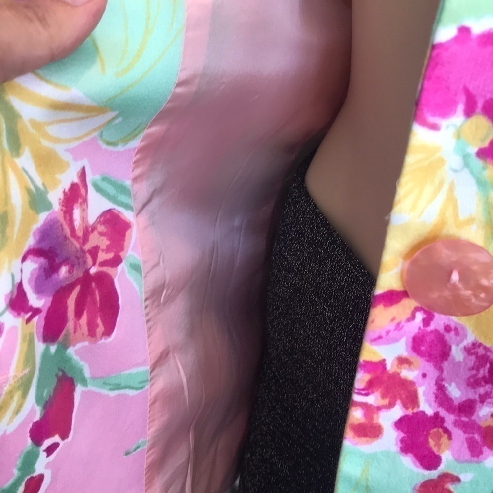 Pink Floral (Les Boutiques) Blazer - Picture 11 of 11